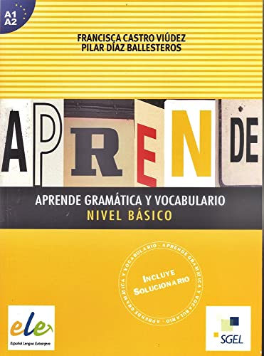 Stock image for Aprende Gramatica y Vocabulario: Nivel Basico A1+A2 for sale by AwesomeBooks
