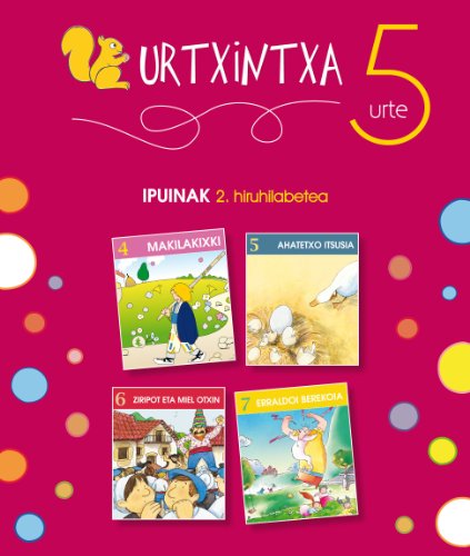 9788497839938: Urtxintxa 5 urte. 2. hiruhilabeteko ipuinak (4-8)