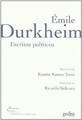 Escritos polÃ­ticos (9788497842624) by Durkheim, Ã‰mile