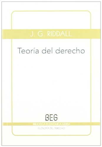Stock image for Teor'a Del Derecho. Riddall for sale by Libros del Mundo