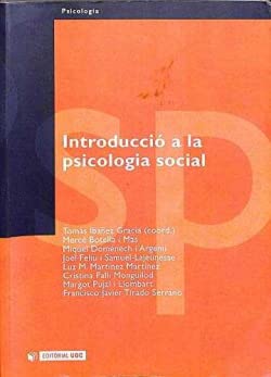 9788497880213: Introducci a la psicologa social (Psicologia/ Psychology)