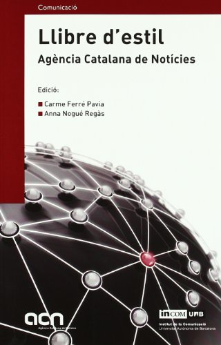 Stock image for LLIBRE D'ESTIL. Agncia Catalana de Notcies for sale by Libreria HYPATIA BOOKS