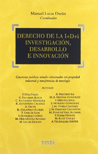 Imagen de archivo de Derecho de la I+D+i. Investigacin, DDaz Vales, Fernando / Escobar R a la venta por Iridium_Books