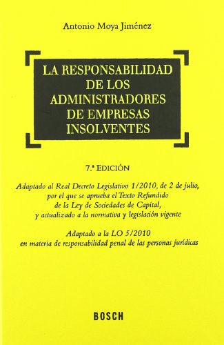 Stock image for La Responsabilidad de los Administradores de Empresas Insolventes for sale by Iridium_Books