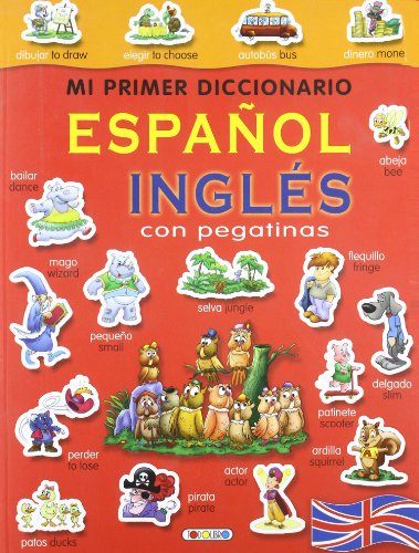 9788498069457: Diccionario espaol-ingls (rojo) (Mi primer diccionario de pegatinas)