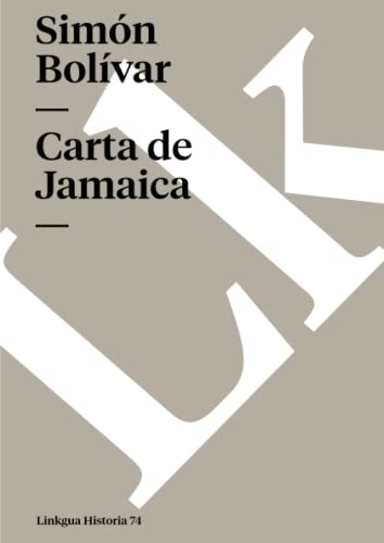 Stock image for Carta de Jamaica (Historia) (Spanish Edition) for sale by Irish Booksellers