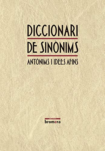 Stock image for DICCIONARI DE SINNIMS for sale by Librerias Prometeo y Proteo