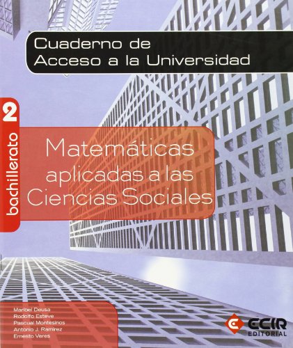 9788498267044: Matemticas 2 Bachillerato - CC. Sociales - Cuaderno de Acceso a la Universidad - 9788498267044