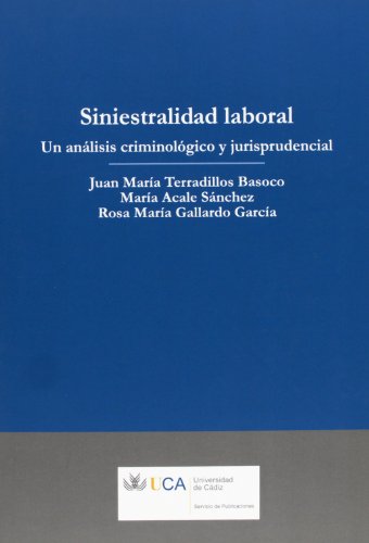 Imagen de archivo de SINIESTRALIDAD LABORAL: UN ANALISIS CRIMINOLOGICO Y JURISPRUDENCIAL a la venta por KALAMO LIBROS, S.L.