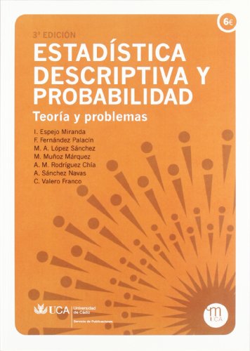 9788498280586: Estadística descriptiva y probabilidad: Teorías y problemas (Manuales a 6 euros)