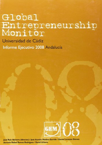 Imagen de archivo de Global Entrepreneurship Monitor (2008) a la venta por Iridium_Books