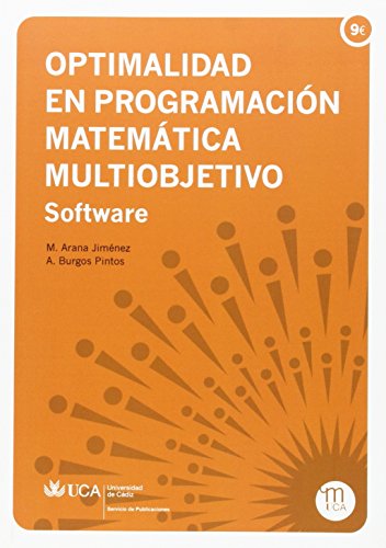 Imagen de archivo de Optimalidad en programacin matemtica multiobjetivo : software a la venta por Revaluation Books