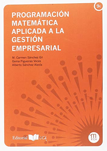 Stock image for PROGRAMACIN MATEMTICA APLICADA A LA GESTIN EMPRESARIAL for sale by Hiperbook Espaa