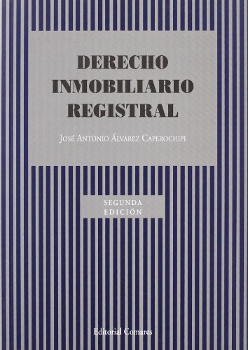 Stock image for DERECHO INMOBILIARIO REGISTRAL for sale by Siglo Actual libros