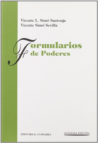 Stock image for Formularios de poderes for sale by MARCIAL PONS LIBRERO