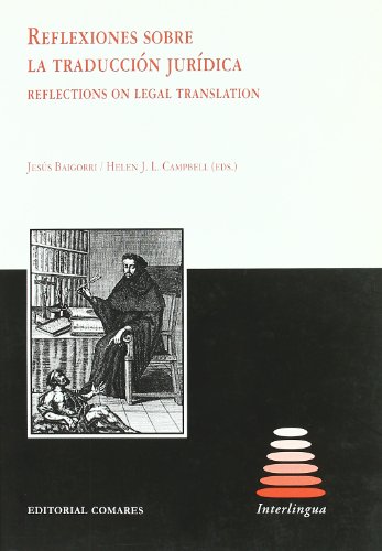 Imagen de archivo de Reflexiones sobre la traduccin jurdica a la venta por medimops