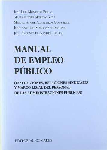 9788498367638: Manual de empleo pblico