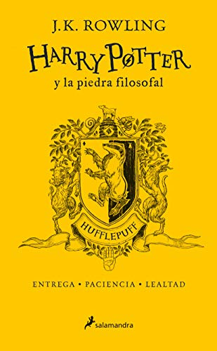 9788498388893: Harry Potter y la piedra filosofal (edicin Hufflepuff del 20 aniversario) (Harry Potter 1): Entrega  Paciencia  Lealtad