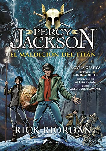 9788498389708: La maldicin del titn. Novela grfica / The Titan's Curse: The Graphic Novel (Percy Jackson y los dioses del olimpo / Percy Jackson and the Olympians) (Spanish Edition)
