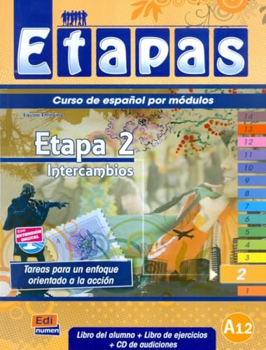 Imagen de archivo de Etapas 2 - Intercambios: Libro Del Alumno Y Libro De Ejercicios (Con Cd ). a la venta por Romtrade Corp.