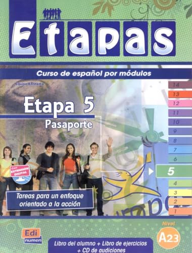 Etapas Level 5 Pasaporte - Libro del Alumno/Ejercicios + CD - Sonia Eusebio Hermira