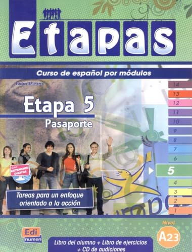 9788498481846: Etapa 5 Pasaporte. Manual de espanol por modulos/ Step 5 Passport. Spanish Manual for Modules: Nivel A2/ Level A2: Libro del alumno: 1