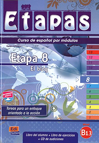 Beispielbild fr Etapa 8 El Blog: Student Book + Exercises + CD (Etapas) zum Verkauf von WorldofBooks