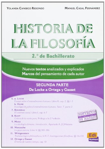 9788498482096: Historia De La Filosofa II. Bachillerato 2 - Edicin 2009