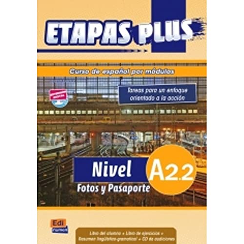 Stock image for Etapas plus Nivel A2.2 Fotos y Pasaporte : Libro del alumno (1CD audio) for sale by medimops
