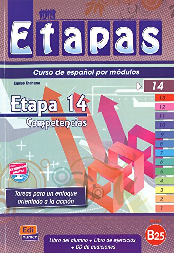 9788498483536: Etapas Level 14 Competencias - Libro del Alumno/Ejercicios + CD (Spanish Edition)
