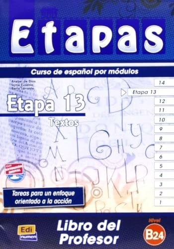 Beispielbild fr Etapa 13. Textos - Libro del profesor (Etapas) (Spanish Edition) zum Verkauf von Gallix