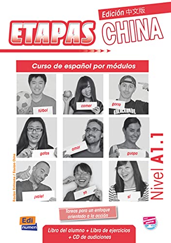 Etapa A1.1. Edición China - Libro del alumno - Eusebio Hermira, Sonia; Lucio González, Francesc; Coca Del Bosque, Beatriz; Herrero Sanz, Elena; Sagredo Jerónimo, Macarena; De Dios Martín, Isabel; Boada Abad, Albert; Sánchez Griñán, Alberto José; Cuéllar Rodríguez, Edith; López Tapia, Francisco Javier; Fernández-Conde Rodríguez, Manuel; Ballesteros Bailón, María Araceli; López Álvarez, María José