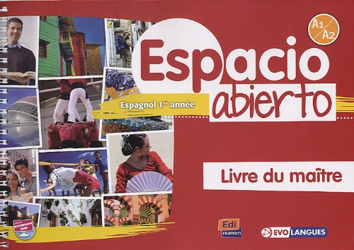 Stock image for Espacio Abierto Niveau 1 Livre du matre + accs  ELEteca (Spanish Edition) for sale by Gallix