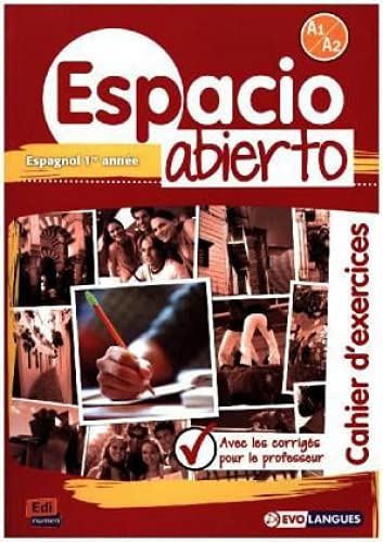 Stock image for Espacio Abierto A1/A2 -Cah. d'ex. Claves for sale by Revaluation Books