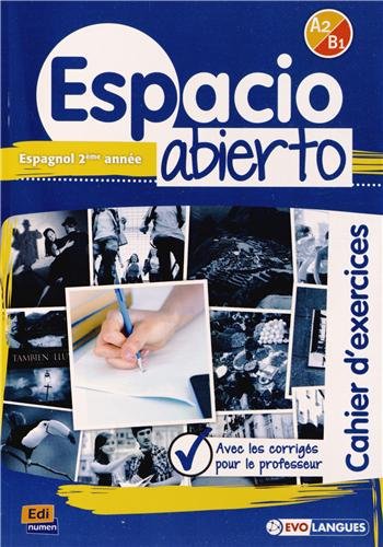 Stock image for Espacio Abierto A2/B1 -Cah. d'exercice Claves for sale by Gallix