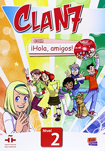 9788498485363: Clan 7 con Hola, amigos!: Libro del Alumno