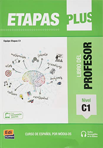 9788498489071: Etapas Plus C1 Libro del Profesor: Curso de Espaol Por Mdulos