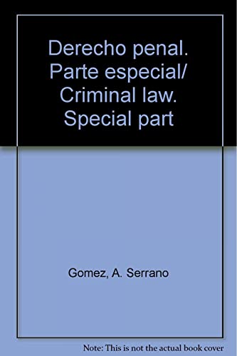 Imagen de archivo de Derecho Penal. Parte Especial a la venta por Iridium_Books