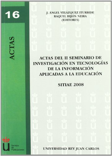 Imagen de archivo de ACTAS II SEMINARIO INVEST.TECN.SITIAE 2008 a la venta por Iridium_Books