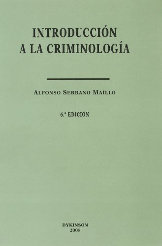 9788498497649: Introduccin a la Criminologa (Coleccin Estudios de Criminologa y Poltica Criminal)