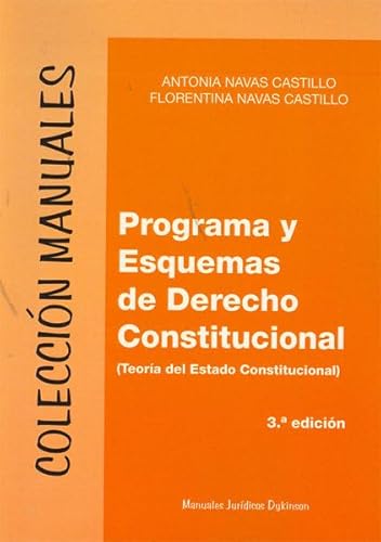 Imagen de archivo de ESQUEMAS DE DERECHO CONSTITUCIONAL Y PROGRAMA TEORA DEL ESTADO CONSTITUCIONAL a la venta por Zilis Select Books