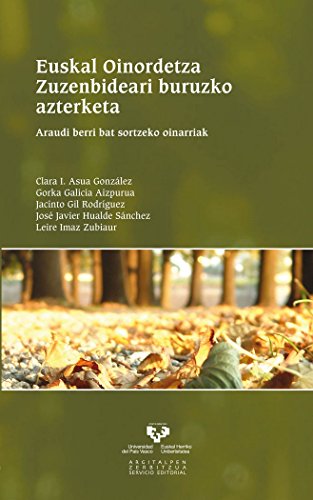 Imagen de archivo de EUSKAL OINORDETZA ZUZENBIDEARI BURUZKO AZTERKETA a la venta por Librerias Prometeo y Proteo