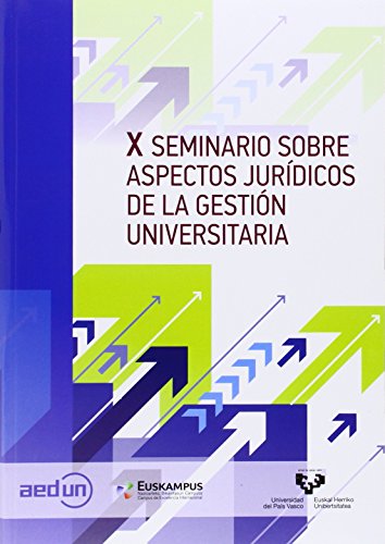 Imagen de archivo de X Seminario Sobre Aspectos Jurdicos De La Gestin Universitaria (monografa) a la venta por RecicLibros
