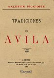 9788498625165: Tradiciones de vila (Biblioteca de Castilla y Len)