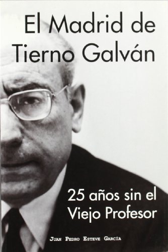 Imagen de archivo de EL MADRID DE TIERNO GALVN a la venta por Antrtica