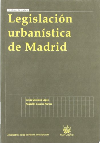 Stock image for Legislacin Urbanstica de Madrid for sale by Hamelyn