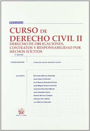 Imagen de archivo de Curso de Derecho Civil II Derecho de Francisco Javier Snchez Calero/ a la venta por Iridium_Books