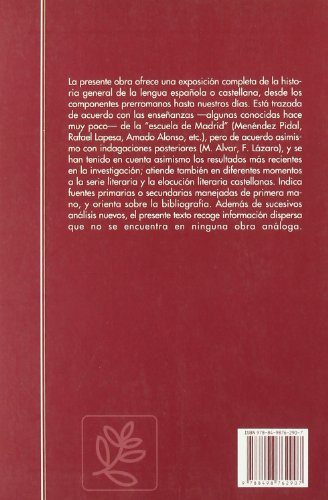 9788498762907: Historia General de la lengua espaola
