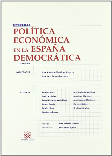 9788498763324: Poltica Econmica en la Espaa Democrtica