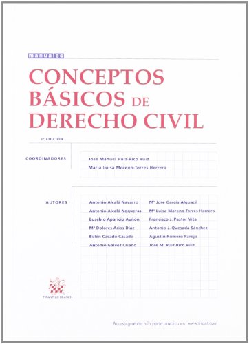 Beispielbild fr Conceptos bsicos de Derecho Civil Jos Manuel Ruiz-Rico Ruiz/M Lu zum Verkauf von Iridium_Books